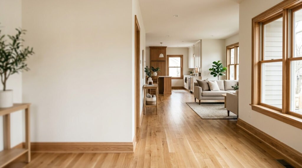 Joe's Handyman - Renovated Home Interior With Woo